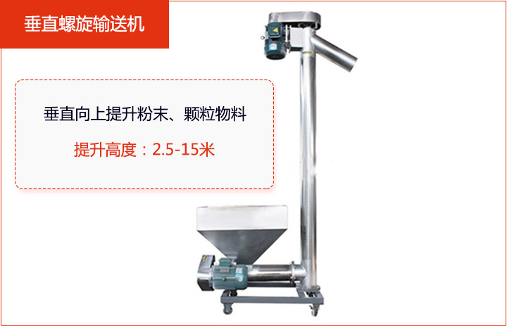 適合垂直或大傾角輸送粉狀、顆粒物料